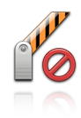 Cancel Gate Override icon (Version 1)